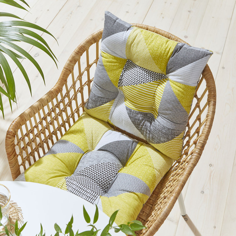 Catherine Lansfield Larsson Geo Seat Pad Pair Wayfair.co.uk